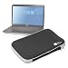 Durable Impact Resistant Black Neoprene Laptop Pouch For Dell Inspiron 17R, Precision 17.3