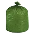 Stout EcoDegradable Bags, Extra Heavy Duty, 33 Gallons, 1.1 Milliliters, 33 x 40, Green, 40/Carton (G3340E11)