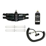 Paintball Pack Black 4+1 Harness Tubes & Coiled Remote