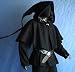 GUGEL ZIPFEL KAPUZE MITTELALTER BAUER LANDKNECHT LARP GOTHIC-5026 schwarz