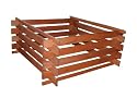 Komposter aus Holz XXL 750 Liter Kompostbehälter wetterfest 120 x 120