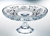 Review Jaf Gifts  / CRYSTAL CAKE SET - 24% CRYSTAL 7 PIECE CAKE PLATE WITH 6 PLATES