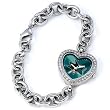 Game Time Women's NHL-HEA-SJ San Jose Sharks Heart Series Watch