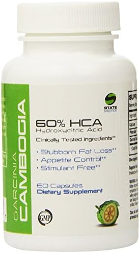 Garcinia Cambogia-Belly Fat Burner, 60 Capsules, (Pack of 2) 1000mg Per Serving, 60% HCA, 30-Day Supply