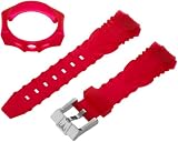 TechnoMarine S1013 Cruise 13 mm Raspberry Gel Strap with buckle and Chrono Cover