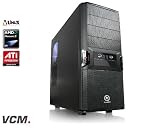 VCM Genoo Desktop-PC (AMD Phenom II X4 945 3GHz, 4GB RAM, 1TB HDD, ATI HD5770, DVD, Linux)