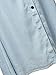 Joeoy Women's High Waist Button Up A-Line Denim Maxi Long Skirt-M
