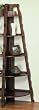 "Warm Cherry" Large Corner Bookcase By Powell Furniture