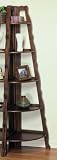 Warm Cherry Large Corner Bookcase