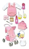 Jolee's Boutique Le Grande Baby Girl Dimensional Stickers