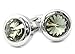 Cuff-Daddy Swarovski Black Diamond Crystal Cufflinks