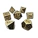 Chessex: 7-Die Set Metal: Old Brass Color - 27203
