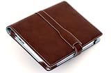 M-edge Genuine Leather Executive Jacket for Amazon Kindle First Generation (Smooth Mocha)