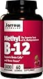 Jarrow Formulas Methylcobalamin (Methyl B12), Supports Brain Cells, 5000 mcg, 60 Lozenges