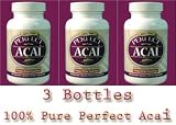 41azGyEw28L. SL160  PERFECT ACAI 3 Pack (The Purest Organic Acai Berry in a Capsule, SUPERSIZED bottle, 120 capsules)