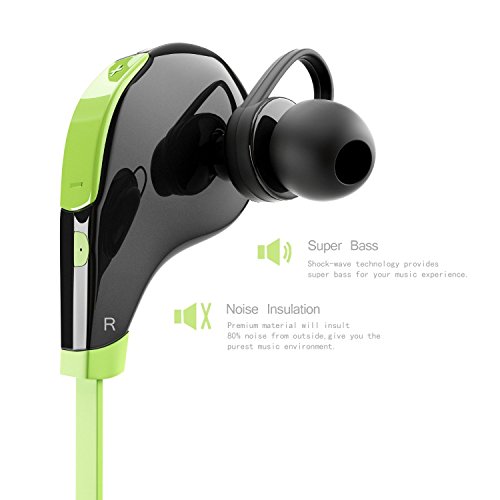Bluetooth Headphones, Dreo® [Shockwave] Wireless Noise Insulation w