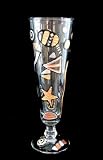 Man-O-Man Design - Hand Painted - Pilsner - 10 oz.