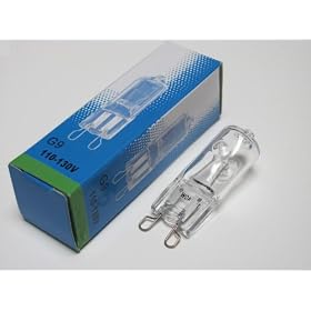 CBconcept 12 pcs NEW Crispy Halogen G9 25W Bulbs