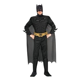 Buy Adult Costumes Rubies Men's Deluxe Muscle Chest The Dark Knight Batman Costume