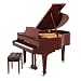 Suzuki M-680 BL 5'8" Acoustic Grand Piano ,High Gloss Mahogany Red