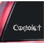 COEXIST - Promote Peace Vinyl Decal Sticker - Grey