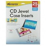 Memorex  3202-0710 CD/DVD Jewel Case Inserts (MEMOREX 32020710)