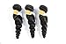 Oriental Show 8~30 inches 6A Brazilian Loose Wave, Pack of 3(Mixed Length), 100% Unprocessed Virgin Human Hair, 300g Total(100g Each), Natural Color