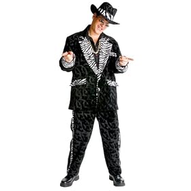 Buy Adult Super Deluxe Big Daddy Pimp Costume in Black by Costume Craze