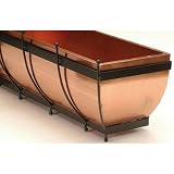 Buy Contemporary Copper Window Box Planter Size: 36 by H. Potter