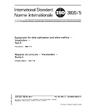 ISO 3835-5:1982, Equipment for vine cultivation and wine making - Vocabulary - Part 5