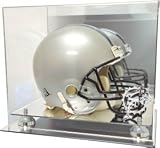 Miami Dolphins Silver Mirror Finish Helmet Display