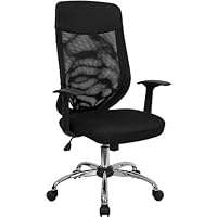 High Back Mesh Office Chair with Mesh Back and Mesh Fabric Seat - LF-W952-GG
