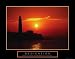 Dedication - Lighthouse, Motivational Poster