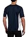 Kanu Surf Men's Big CB Extended-Size Rashguard UPF 50+ Swim Tee, Navy, 4X