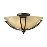 Two-Light Semi-Flush Ceiling Fixture