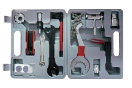 BIKE BICYCLE HOME MECHANIC 25PC TOOL KIT SET REPAIR NEW