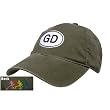 Grateful Dead - GD Oval Olive Adjustable Baseball Cap