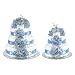 Blue Hydrangeas Diaper Cake - 2 Tier