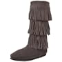 Minnetonka Women's 3-Layer Fringe Boot