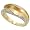 14k Gold Matte Finish Ladies' Diamond Ring, w/ 0.25 Carat Brilliant Cut Diamonds, 5/16 in. (8mm) wide, size 6