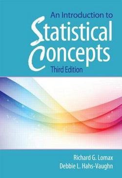 Richard G. Lomax: An Introduction to Statistical Concepts (Hardcover); 2012 Edition