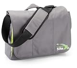 Cabin Max Laptop 15.6 and 17" Mens Laptop Messenger Shoulder Bag with Kindle Neoprene Pocket 
