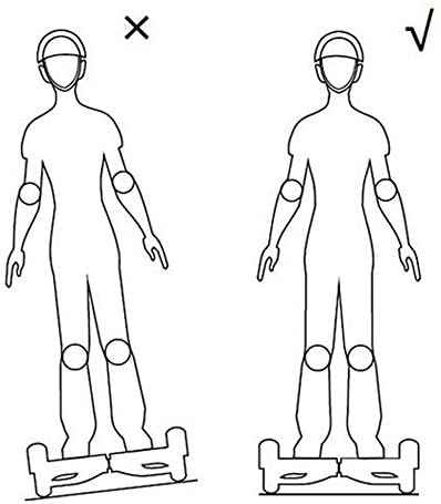 Blue 6.5 Inch Two Wheels Self Balancing Balance Scooter Monorover R2 Hoverboard Unicycle Smart Electric Skateboard Airboard Drift Standing Board for Adults