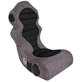 LumiSource Boom Chair 3.2 Video Game Chair, Gray Stripes