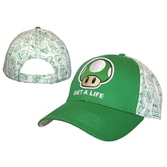 Nintendo White and Green Mushroom Adjustable Cap [UK-Import]