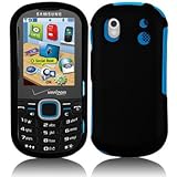 Premium - Samsung U460/Intensity II Rubber Black Cover - Faceplate - Case - ....