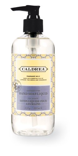 Caldrea Hand Soap Liquid, Lavender Pine, 11-Ounce Bottles (Pack of 6) by Caldrea