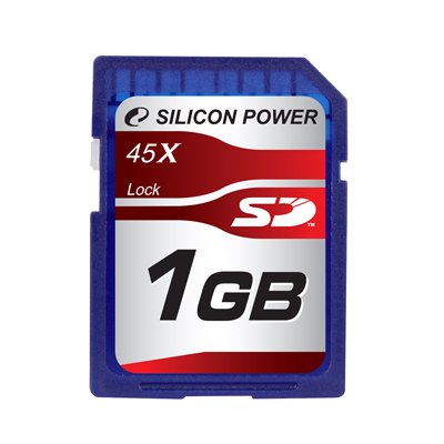Silicon Power 1GB 45x Speed SD Card