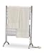 Warmrails Alexandria Freestanding Flat Panel Electric Towel Warmer, Chrome