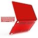 IBENZER Compatible with MacBook Pro 13 Inch Case 2015 2014 2013 end 2012 A1502 A1425, Hard Shell Case with Keyboard Cover for Old Version Apple Mac Pro Retina 13, Red, MMP13R-RD+1